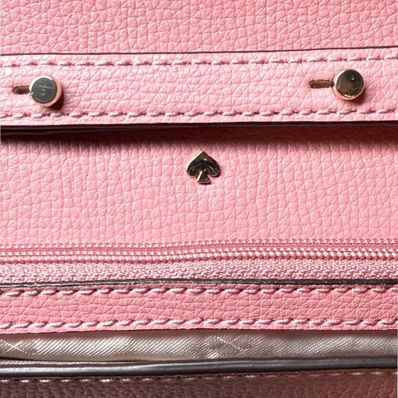 Kate Spade Sylvia Chain Wallet Crossbody "Rococo Pink" - Picture 5 of 13